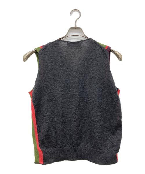 COMME des GARCONS HOMME PLUS（コムデギャルソンオムプリュス）COMME des GARCONS HOMME PLUS (コムデギャルソンオムプリュス) モヘヤ混ニットベスト マルチカラー サイズ:なしの古着・服飾アイテム