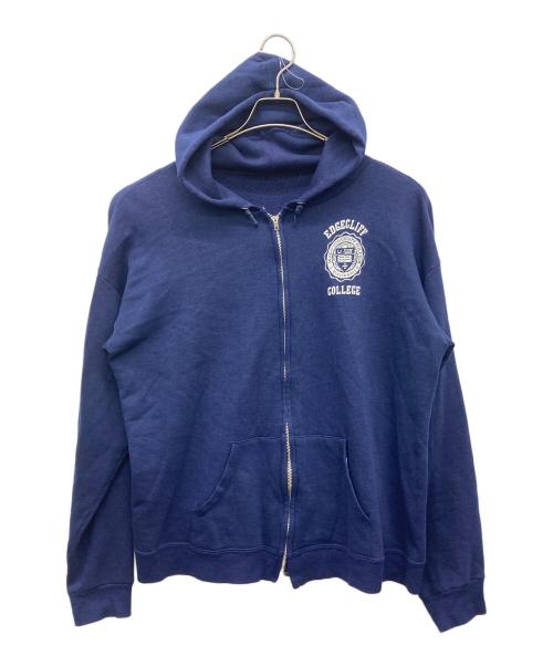 USED（ユーズド）USED (ユーズド) ジップパーカー ネイビー サイズ:XLの古着・服飾アイテム