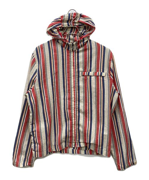 USED（ユーズド）USED (ユーズド) シアサッカーフーデッドジャケット マルチカラー サイズ:なしの古着・服飾アイテム