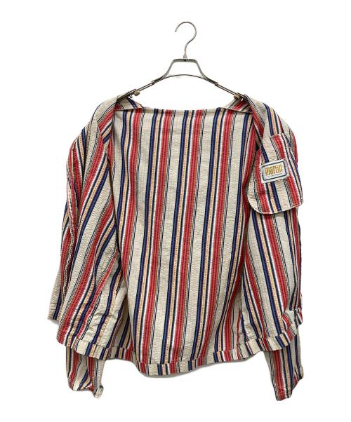USED（ユーズド）USED (ユーズド) シアサッカーフーデッドジャケット マルチカラー サイズ:なしの古着・服飾アイテム
