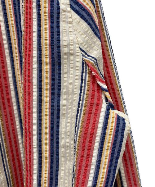 USED（ユーズド）USED (ユーズド) シアサッカーフーデッドジャケット マルチカラー サイズ:なしの古着・服飾アイテム