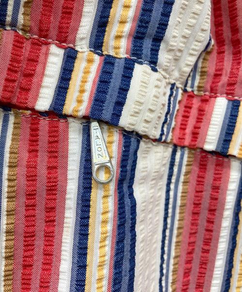 USED（ユーズド）USED (ユーズド) シアサッカーフーデッドジャケット マルチカラー サイズ:なしの古着・服飾アイテム