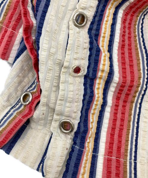 USED（ユーズド）USED (ユーズド) シアサッカーフーデッドジャケット マルチカラー サイズ:なしの古着・服飾アイテム