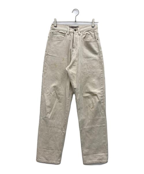 Quiksilver（クイックシルバー）Quiksilver (クイックシルバー) テーパードデニムパンツ アイボリー サイズ:w29の古着・服飾アイテム