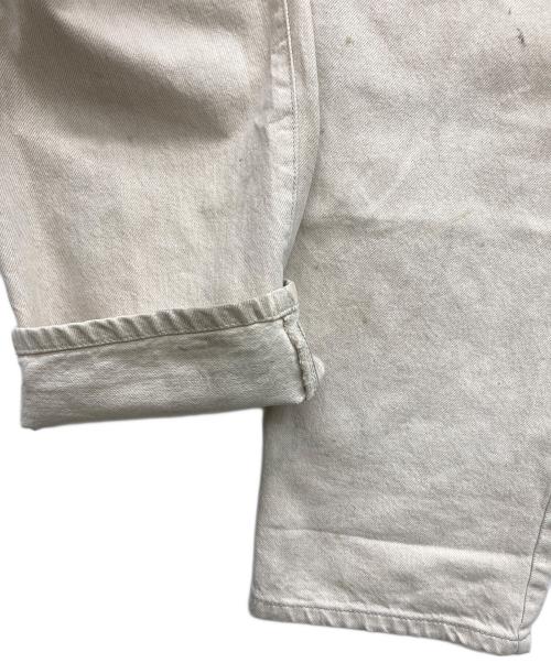 Quiksilver（クイックシルバー）Quiksilver (クイックシルバー) テーパードデニムパンツ アイボリー サイズ:w29の古着・服飾アイテム