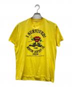 SCREEN STARS BESTスクリーンズスターズベスト）の古着「80s プリントTシャツ」｜イエロー