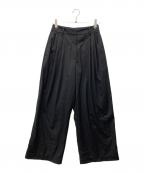 TODAYFULトゥデイフル）の古着「Lightweight Tuck Trousers」｜ブラック