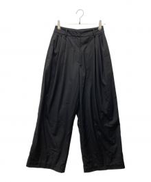 TODAYFUL（トゥデイフル）の古着「Lightweight Tuck Trousers」｜ブラック