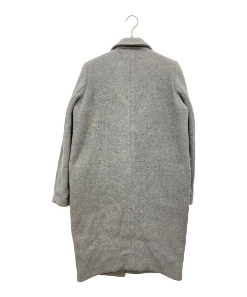 ENFOLD（エンフォルド）ENFOLD (エンフォルド) ウール混チェスターコート グレー サイズ:38の古着・服飾アイテム