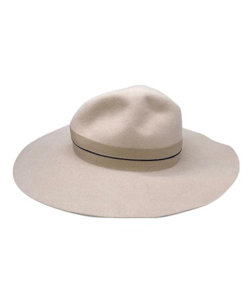 BORSALINO（ボルサリーノ）BORSALINO (ボルサリーノ) ALESSANDRIA アイボリー サイズ:58の古着・服飾アイテム