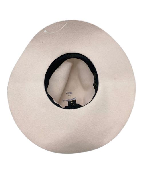 BORSALINO（ボルサリーノ）BORSALINO (ボルサリーノ) ALESSANDRIA アイボリー サイズ:58の古着・服飾アイテム