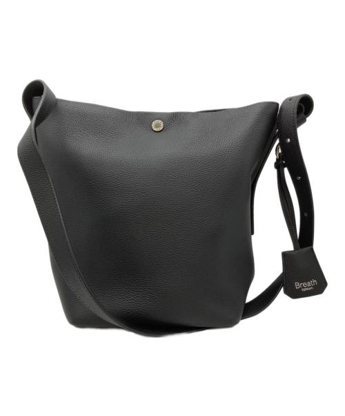 Breath TOPKAPI（ブレス トプカピ）Breath TOPKAPI (ブレス トプカピ) レザーワンハンドバッグ ブラックの古着・服飾アイテム