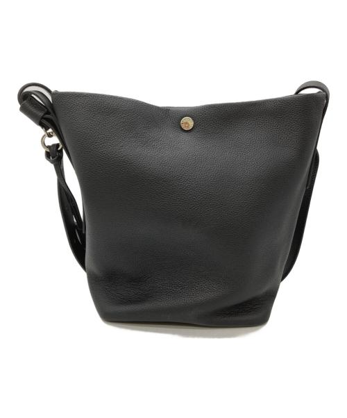 Breath TOPKAPI（ブレス トプカピ）Breath TOPKAPI (ブレス トプカピ) レザーワンハンドバッグ ブラックの古着・服飾アイテム