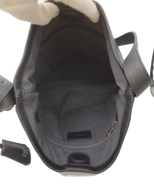 Breath TOPKAPI（ブレス トプカピ）Breath TOPKAPI (ブレス トプカピ) レザーワンハンドバッグ ブラックの古着・服飾アイテム