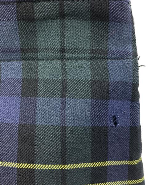 A BATHING APE（アベイシングエイプ）A BATHING APE (アベイシングエイプ) WTAPS (ダブルタップス) チェックトートバッグ ネイビーの古着・服飾アイテム