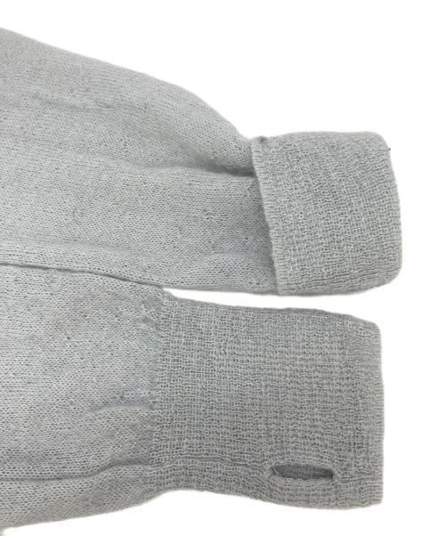 AMOMENTO（アモーメント）AMOMENTO (アモーメント) モヘア混ニットパーカー グレーの古着・服飾アイテム