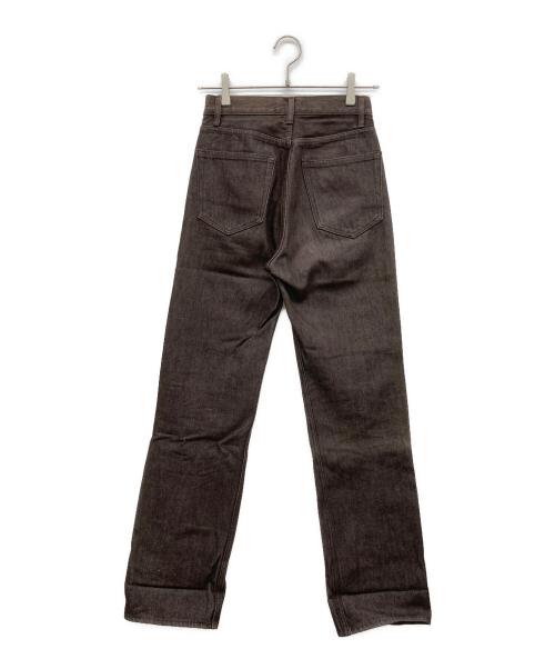 AURALEE（オーラリー）AURALEE (オーラリー) HARD TWIST DENIM 5P PANTS ブラウン サイズ:24の古着・服飾アイテム