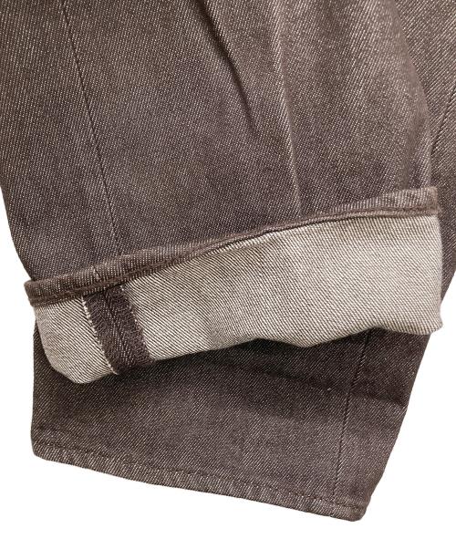 AURALEE（オーラリー）AURALEE (オーラリー) HARD TWIST DENIM 5P PANTS ブラウン サイズ:24の古着・服飾アイテム