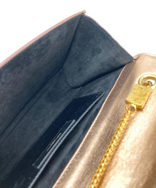 Saint Laurent Paris（サンローランパリ）Saint Laurent Paris (サンローランパリ) Mini Betty Rose Gold Crossbody Bag ピンク×ゴールドの古着・服飾アイテム