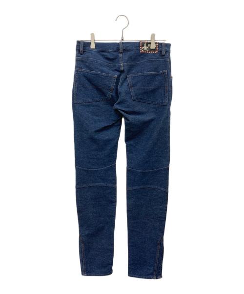 Hysteric Glamour（ヒステリックグラマー）Hysteric Glamour (ヒステリックグラマー) 裾ジップスキニーパンツ インディゴ サイズ:Freeの古着・服飾アイテム