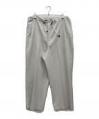 ATHAアタ）の古着「DRY TOUCH GATHER WIDE EASY TROUSERS」｜アイボリー