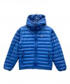 Patagoniaパタゴニア）の古着「Down Sweater Full-Zip Hoody」｜ブルー