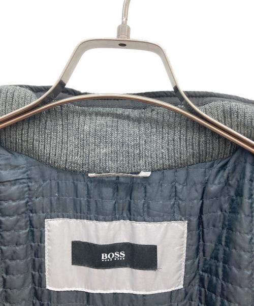 HUGO BOSS（ヒューゴ ボス）HUGO BOSS (ヒューゴ ボス) ナイロンジップコート ブラック サイズ:UK44の古着・服飾アイテム