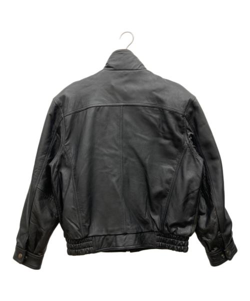 CITY BLUE（シティブルー）CITY BLUE (シティブルー) レザージャケット ブラック サイズ:L 適応胸囲96-104の古着・服飾アイテム