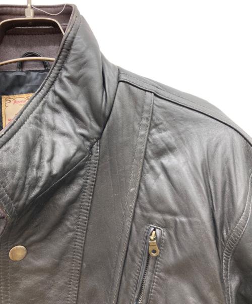 CITY BLUE（シティブルー）CITY BLUE (シティブルー) レザージャケット ブラック サイズ:L 適応胸囲96-104の古着・服飾アイテム