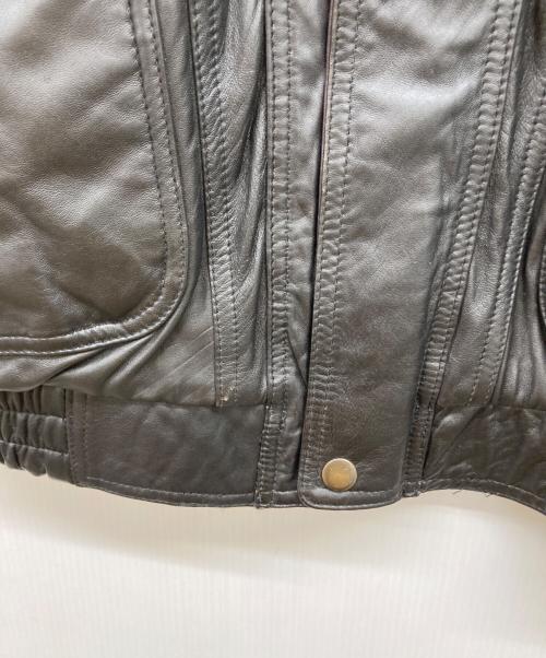 CITY BLUE（シティブルー）CITY BLUE (シティブルー) レザージャケット ブラック サイズ:L 適応胸囲96-104の古着・服飾アイテム