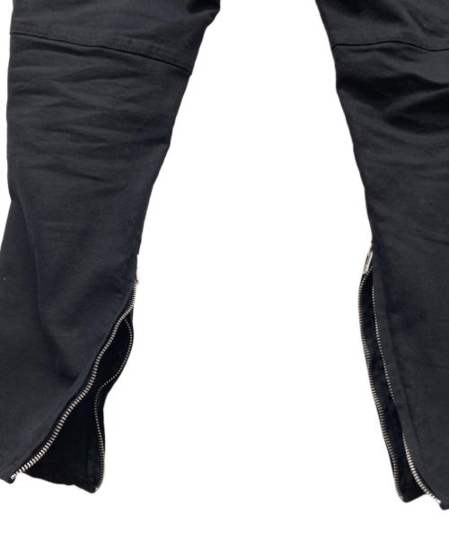 DANKE SCHON（ダンケ シェーン）Danke schon (ダンケ シェーン) ST TWILL FLAP PANTS ブラック サイズ:30の古着・服飾アイテム