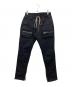 Danke schon（ダンケ シェーン）の古着「ST TWILL FLAP PANTS」｜ブラック