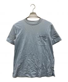 MaxMara（マックスマーラ）の古着「ポケットTシャツ」｜スカイブルー