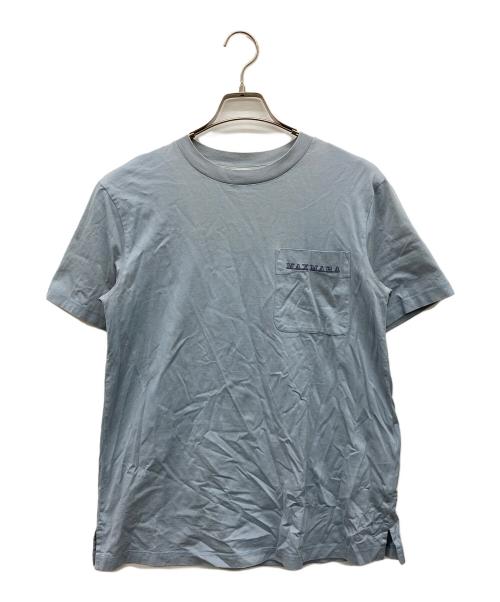 MaxMara（マックスマーラ）MaxMara (マックスマーラ) ポケットTシャツ スカイブルー サイズ:Sの古着・服飾アイテム