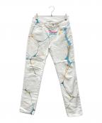 STELLA McCARTNEYステラマッカートニー）の古着「Boyfriend Denim White Marble Wash」｜ホワイト