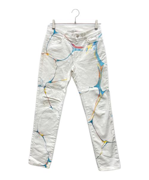 STELLA McCARTNEY（ステラマッカートニー）STELLA McCARTNEY (ステラマッカートニー) Boyfriend Denim White Marble Wash ホワイト サイズ:26の古着・服飾アイテム