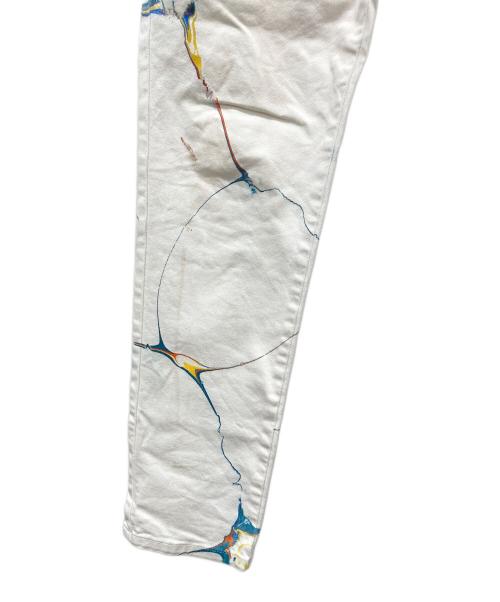 STELLA McCARTNEY（ステラマッカートニー）STELLA McCARTNEY (ステラマッカートニー) Boyfriend Denim White Marble Wash ホワイト サイズ:26の古着・服飾アイテム
