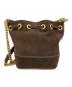 GUESS (ゲス) レザーショルダーバッグ ブラウン：5000円