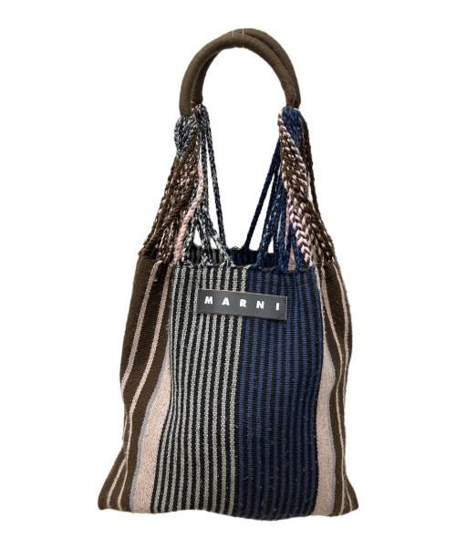 MARNI（マルニ）MARNI (マルニ) マーケットハンモックバッグ ブラウンの古着・服飾アイテム