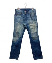 TRUE RELIGION（トゥルー レリジョン）の古着「デニムパンツ」｜スカイブルー