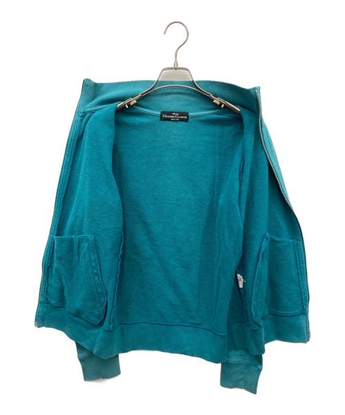 Hysteric Glamour（ヒステリックグラマー）Hysteric Glamour (ヒステリックグラマー) ダブルジップアップ ハイネック ジャージ / スウェット ブルー サイズ:FREEの古着・服飾アイテム
