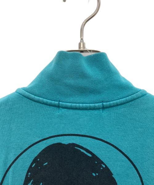 Hysteric Glamour（ヒステリックグラマー）Hysteric Glamour (ヒステリックグラマー) ダブルジップアップ ハイネック ジャージ / スウェット ブルー サイズ:FREEの古着・服飾アイテム