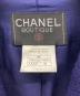 中古・古着 CHANEL (シャネル) ツイードジャケット ネイビー サイズ:38：80000円