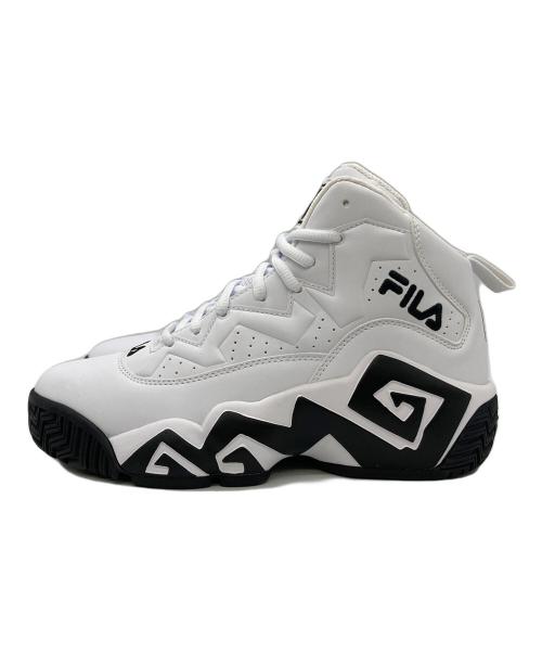 FILA（フィラ）FILA (フィラ) ハイカットスニーカー ホワイト サイズ:US7.5の古着・服飾アイテム