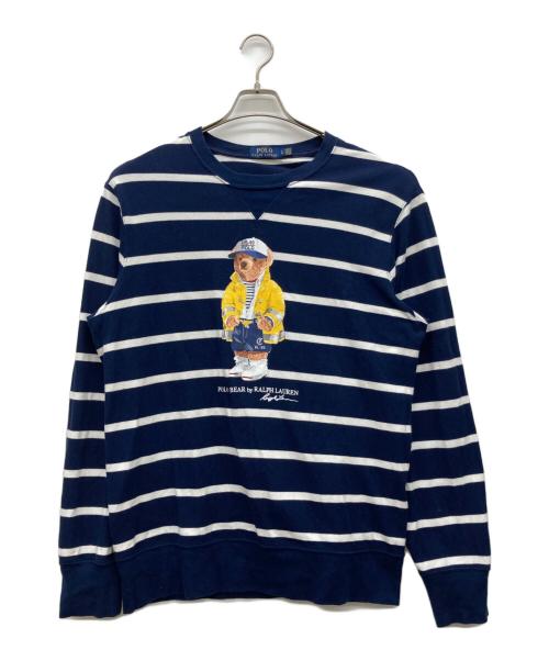 POLO RALPH LAUREN（ポロ・ラルフローレン）POLO RALPH LAUREN (ポロ・ラルフローレン) ボーダーカットソー ネイビー サイズ:L/Gの古着・服飾アイテム
