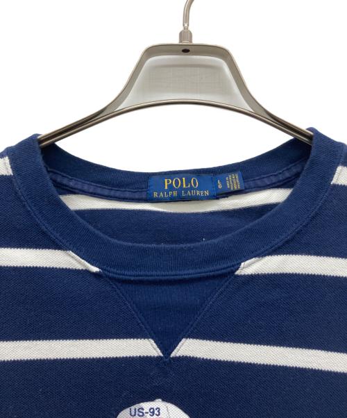 POLO RALPH LAUREN（ポロ・ラルフローレン）POLO RALPH LAUREN (ポロ・ラルフローレン) ボーダーカットソー ネイビー サイズ:L/Gの古着・服飾アイテム