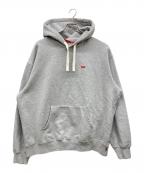 SUPREMEシュプリーム）の古着「Small Box Drawcord Hooded Sweatshirt」｜グレー
