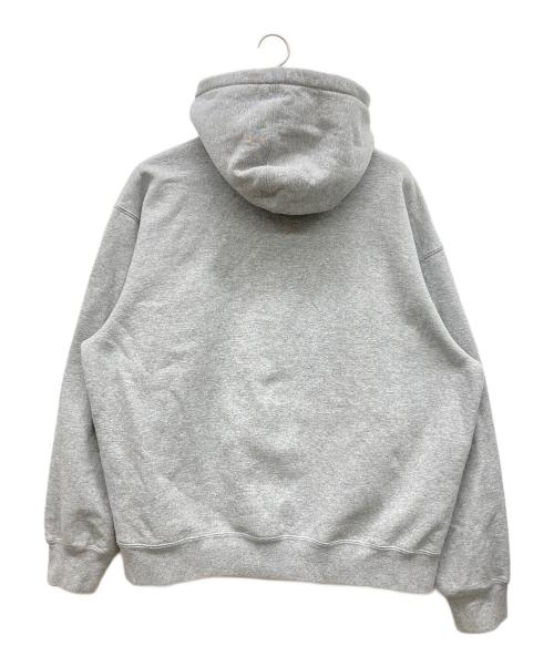 SUPREME（シュプリーム）SUPREME (シュプリーム) Small Box Drawcord Hooded Sweatshirt グレー サイズ:XLargeの古着・服飾アイテム