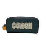 COACHコーチ）の古着「クラッチバッグ」｜グリーン