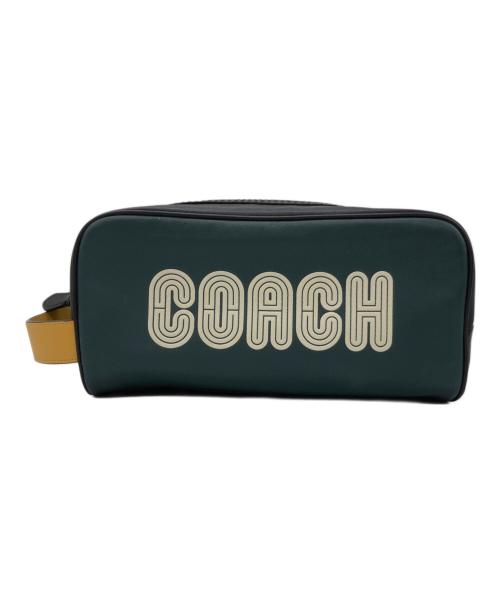 COACH（コーチ）COACH (コーチ) クラッチバッグ グリーンの古着・服飾アイテム